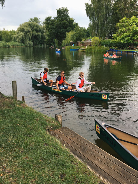 Boot 1 beim Ablegen